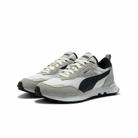 PUMA Rider FV Retro Rewind 减震防滑耐磨 低帮 运动休闲鞋 男女同款 灰白黑1PU390168