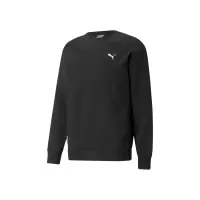 PUMA Rad/Cal Crew Dk纯色Logo印花运动休闲圆领套头卫衣男款黑色2PU67570501