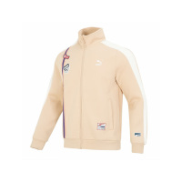 PUMA Team Badge Zipper Jacket DK 运动休闲立领夹克外套 男款 卡其色2PU6773756