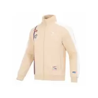 PUMA Team Badge Zipper Jacket DK 运动休闲立领夹克外套 男款 卡其色2PU6773756