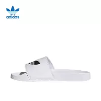 adidas originals Adilette Lite 白黑拖鞋男鞋女鞋潮流时尚运动凉拖一字拖 FU8297