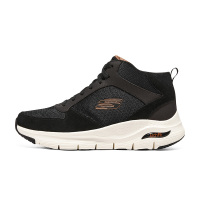 Skechers Arch Fit 减震防滑 高帮 运动休闲鞋 黑色 232403-BLK