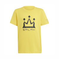 adidas阿迪达斯男大童夏季萨拉赫速干足球运动短袖T恤HY1446