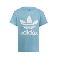 Adidas TREFOIL TEE 男青少年圆领棉质休闲运动短袖上衣 IC9121