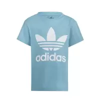 Adidas TREFOIL TEE 男青少年圆领棉质休闲运动短袖上衣 IC9121