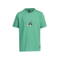 adidas 联名款 童装 SS23 运动休闲短袖T恤 男童女童 绿色 IN7021