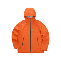 Skechers 纯色梭织连帽夹克外套 男款 亮橙色 L323M127-00N6