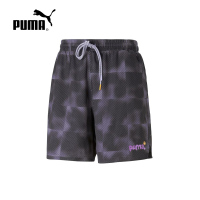 PUMA x 8enjamin 联名款 满印抽绳直筒运动短裤 男女同款 黑色620701-01