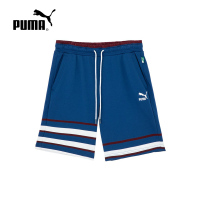 PUMA ARCHIVE PACK 条纹抽绳运动休闲宽松短裤 男女同款 蓝色 622782-67