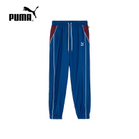 PUMA ARCHIVE PACK Logo刺绣系带束脚休闲裤 男女同款 蓝色 622785-67