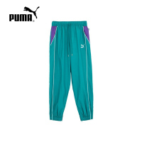 PUMA ARCHIVE PACK Logo刺绣系带束脚休闲裤 男女同款 深蓝色 622785-87