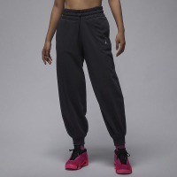 耐克Jordan Fleece Pants 纯色中腰束脚针织运动裤 女款 黑色 FD7377-010