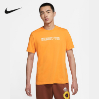 Nike 字母Logo印花圆领短袖T恤 男款 黑色 送男友 DM6428-010