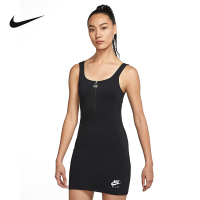Nike Air 休闲U型无袖透气连衣裙 黑色 DM6459-010