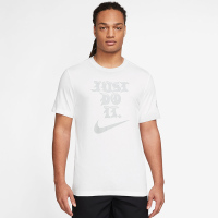 Nike 圆领宽松透气运动休闲短袖T恤 男款 白色 FJ2402-100