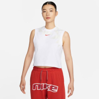 Nike Sportswear Logo标识短款运动背心 女款 白色 FQ0368-100