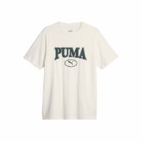 PUMA 字母印花套头休闲短袖T恤 男款 白色 679596-65