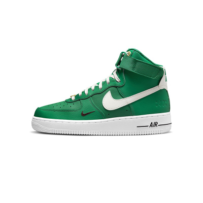 Nike Air Force 1 High SE 40周年 经典潮流高帮休闲板鞋 女款 绿白 DQ7584-300