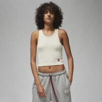 耐克Jordan x 品牌Logo压花休闲运动吊带背心 亚版 女款 白色 FB2630-113