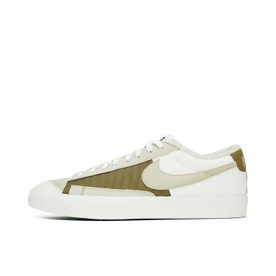 Nike Blazer Low "Toasty" 可回收材料 防滑耐磨 低帮休闲板鞋 白绿拼接 DD8026-100