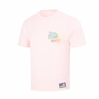 Nike Logo印花运动圆领短袖T恤 男款 粉色 FB9787-686