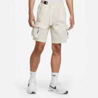 Nike Sportswear 纯色梭织机能风工装短裤 男款 淡象牙白 FN0464-118