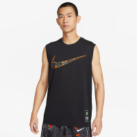 Nike Dri-FIT Logo印花速干无袖篮球背心 男款 黑色 FQ0357-010