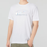 Nike/耐克 男子炫彩LOGO运动休闲篮球速干透气短袖T恤 DR7643-100