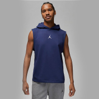 耐克Jordan Dri-FIT Sport 纯色Logo标识连帽无袖背心 男款 深藏青 DZ0572-410