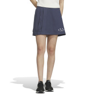 adidas Verbiage Skort 字母印花系带松紧腰侧褶半身裙 草坪绿 IP3946