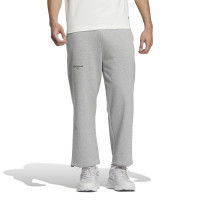 adidas Small Logo Pants 纯色Logo标识宽松针织运动裤 男款 灰色 IZ1600