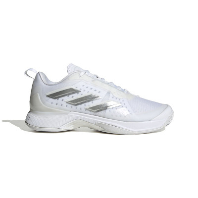 adidas Avacourt 减震防滑耐磨 低帮 网球鞋 女款 白银 HQ8404