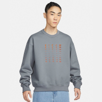 Nike耐克SB卫衣男冬新款加绒圆领套头上衣滑板长袖FB8434-084