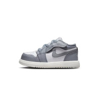 耐克[TD婴童]Air Jordan 1 Low Alt 复古篮球鞋 灰白色 DX5881-053