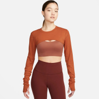 耐克(NIKE) NIKE耐克女装2023春季新款休闲运动服拼色圆领长袖T恤 DV9198-246