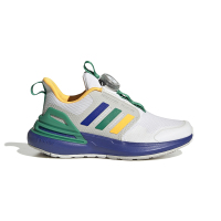 adidas 阿迪达斯 防滑耐磨轻便 低帮 跑步鞋 儿童 白蓝绿HP2568