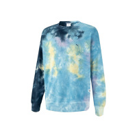 PUMA MMQ系列 Tie Dye Crew 扎染设计宽松圆领长袖卫衣 男女同款 539579-06