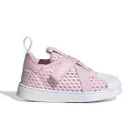 婴童 adidas originals Superstar 360 防滑耐磨轻便 低帮 婴幼童鞋 粉 HQ4053