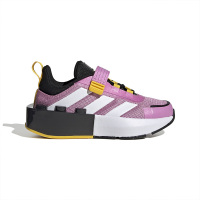 adidas 防滑耐磨 低帮 运动休闲鞋 儿童 粉色 HP5880