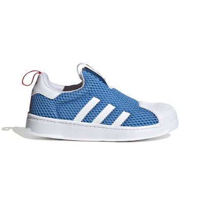 [BP幼童]adidas originals Superstar 360 C 舒适耐磨板鞋 蓝白 GY9141