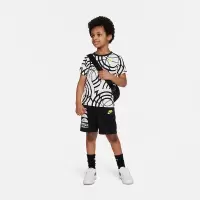 Nike 童装 几何图案印花圆领短袖T恤直筒短裤运动套装 男童 FJ5173-010