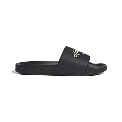 adidas Adilette Shower Slides 舒适耐磨运动拖鞋 黑色 男女同款 GW8747