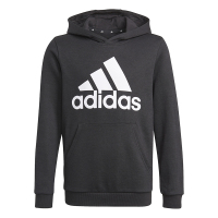 adidas 童装 B Bl Hd 大Logo印花运动连帽套头卫衣 男童 黑色 GN4027