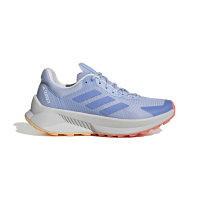 adidas Terrex Soulstride 减震防滑耐磨 低帮 跑步鞋 女款 蓝灰橙 HP5571