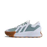adidas neo Futro Mixr Lifestyle 减震防滑耐磨 低帮 运动休闲鞋 男女同款 白绿 IE21