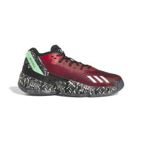 adidas D.O.N. Issue 米切尔4代签名版 轻便耐磨 低帮 篮球鞋 男女同款 红黑 IF2162
