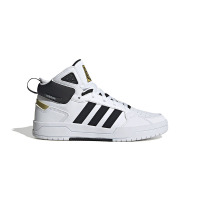 adidas neo 100db Mid 防滑耐磨 中帮 板鞋 男女同款 白黑 GY4790