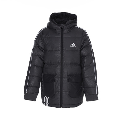 Adidas阿迪达斯男青少年装休闲舒适保暖运动羽绒服 H45038