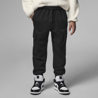 耐克Jordan 童装 侧面大口袋纯色运动裤 男童女童 黑色 FJ9639-010