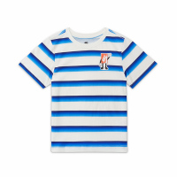 NIKE耐克儿童幼童条纹休闲T恤 FQ6914-133
